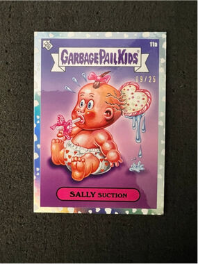 Sally Suction - 2026 Topps GPK Valentine's Day - Baby Blue Hearts #9/25